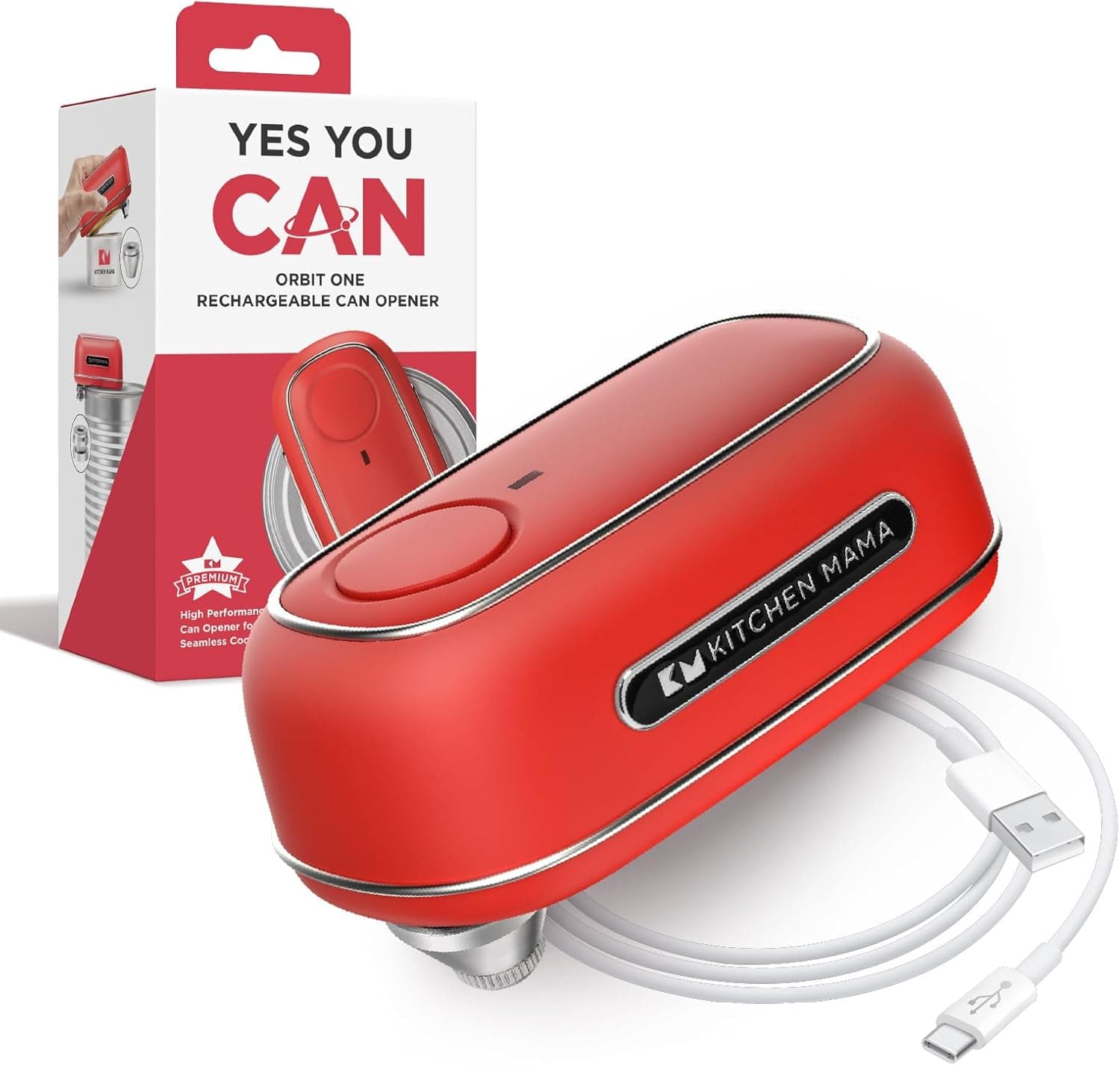 Kitchen Mama Orbit One Rechargeable Electric Can Opener